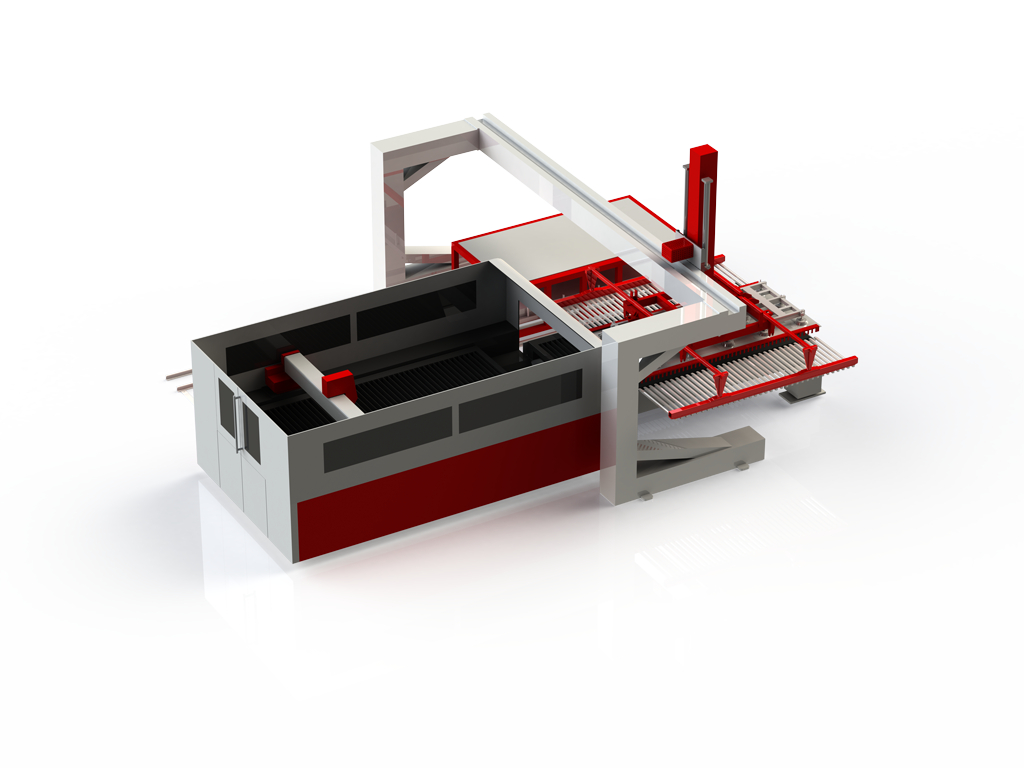 automatic sheet metal Horizontal Loading and Unloading System from ...
